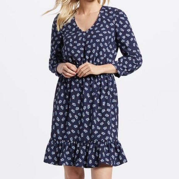 Draper James | Dresses | Nwt Draper James Floral Peasant Dress Medium ...